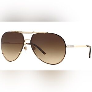 Dolce & Gabbana 2075 Gold Aviator Sunglasses